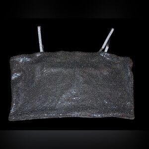 Sparkle Crop Top/Bralette Size S/M